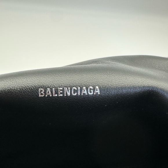 Black Balenciaga crush chain bag Large - Picture 4 of 7